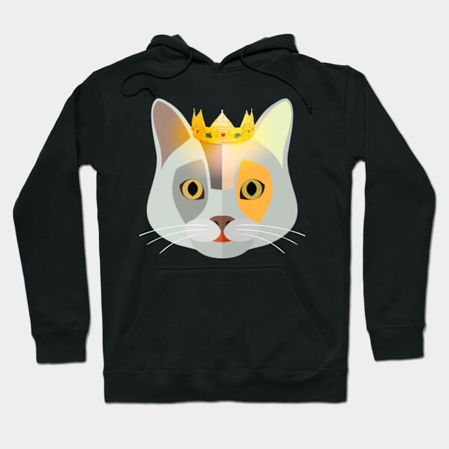 Cat (Lunar) Hoodie by Avalinart